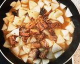 さば缶と大根のクリームパスタ作り方2写真
