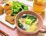 今日のおかずは、かぼちゃコロッケ・チキン作り方2写真