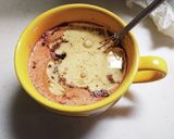 量り卵無!レンチンで濃厚マグカップケーキ作り方3写真