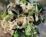 絶品☆ほうれん草ともやしと海苔のおひたし作り方2写真