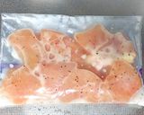 柔らか鶏むね肉の衣揚げ～ねぎ塩にんにく～作り方4写真
