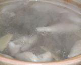 ~かりかり鶏皮を薬味に~エビぶー団子鍋作り方5写真