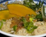 ~かりかり鶏皮を薬味に~エビぶー団子鍋作り方9写真