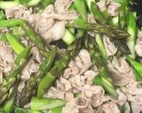 下茹でなし！アスパラと豚バラの甘辛炒め作り方8写真