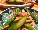 下茹でなし！アスパラと豚バラの甘辛炒め作り方13写真