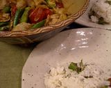 ちょっと大人なナッツとインゲンのごはん作り方3写真