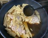 ごぼうを美味しく食べるための鯛の煮付け♬作り方6写真