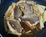 ごぼうを美味しく食べるための鯛の煮付け♬作り方7写真