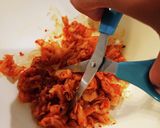 レンジでキムチチーズチャーハン☆作り方1写真