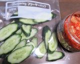 本技 おいしいキムチと胡瓜の冷凍漬け作り方2写真