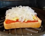 簡単おいしい！玉ねぎたっぷりピザトースト作り方5写真