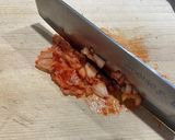 キムチーズ納豆トースト作り方2写真