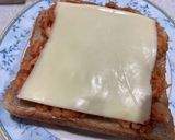 キムチーズ納豆トースト作り方5写真