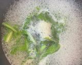 #カブの葉と#大根おろしの汁の#味噌汁作り方2写真