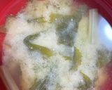 #カブの葉と#大根おろしの汁の#味噌汁作り方3写真