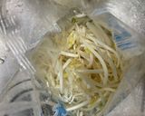 #簡単ナムル　水菜　もやし　にんじん作り方3写真