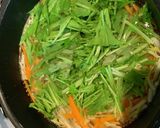 #簡単ナムル　水菜　もやし　にんじん作り方5写真