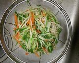 #簡単ナムル　水菜　もやし　にんじん作り方6写真