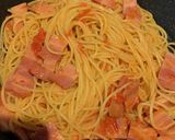 ベーコンとトマトのパスタ　簡単　美味しい作り方8写真