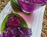 紫キャベツで彩り鮮やかな紫陽花の和菓子作り方12写真