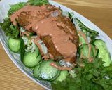 #とんかつサラダ#リメイク#超豪華作り方4写真