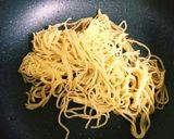 キムチと甘辛牛肉の和え麺作り方3写真