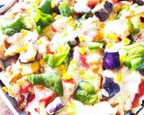 固くなったパンで♡野菜ピザ作り方7写真