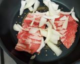 山わさび醤油漬けで豚焼肉丼作り方2写真