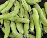 空豆とたくあんのおからマヨ和え作り方1写真