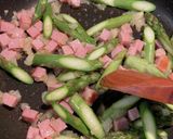 ご飯から作る！アスパラのチーズリゾット　作り方3写真