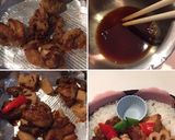 皐月17　唐揚げ甘酢あん弁当作り方2写真