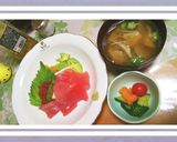 ご飯にハンハペンかさ増し★鮪アボいくら丼作り方1写真