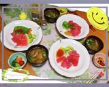 ご飯にハンハペンかさ増し★鮪アボいくら丼作り方3写真