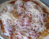 ☆我が家の定番ピザ☆　照り焼きチキンピザ作り方2写真