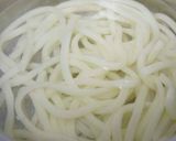 やきとり缶詰でカレー南蛮うどん作り方3写真