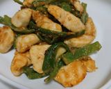 簡単！鶏ささみとしめじの大葉味噌マヨ炒め作り方6写真