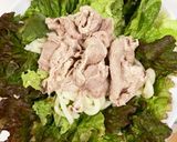 簡単ヘルシー！キムチ納豆でサラダうどん作り方2写真