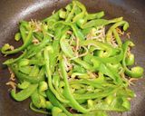 ご飯がススム！ピーマンとしらすの甘辛炒め作り方3写真