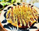ふわもち具なし！長芋焼き☆お好み焼き風作り方6写真