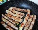 ズッキーニの豚巻き作り方8写真
