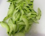 育ちすぎ　きゅうりの煮物作り方3写真