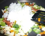 ☆パパと一緒♪柔らかお子様チャーハン☆作り方6写真