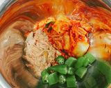 ダイエット♪ツナキムチのせサラダ豆腐麺作り方1写真