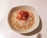 そうめんとキムチの美味しいおつまみ作り方3写真