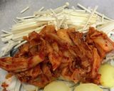 味付けなし。キムチとサバ缶の包み焼き作り方3写真