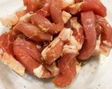 ゆかりのイブクロ　　豚肉のかりん揚げ作り方2写真