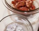 ゆかりのイブクロ　　豚肉のかりん揚げ作り方3写真