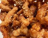 ゆかりのイブクロ　　豚肉のかりん揚げ作り方7写真