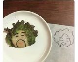 簡単キャラ弁_φ( ̄ー ̄ )<横着編>作り方26写真