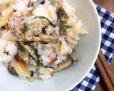焼き魚と大葉の混ぜご飯★簡単鮭鯖鰺ほっけ作り方10写真